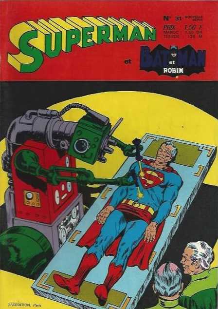 Scan de la Couverture Superman Batman Robin n 31